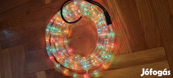 6 méteres színes fénykábel 