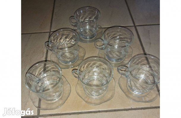 6-os kávés-teáskészlet eladó