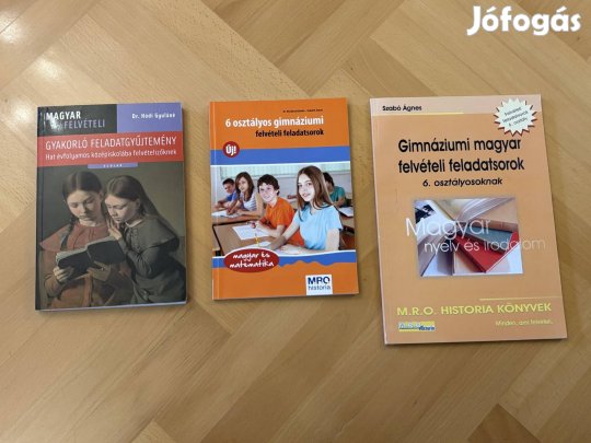 6 osztályos gimnáziumi felkészítő könyvek egyben