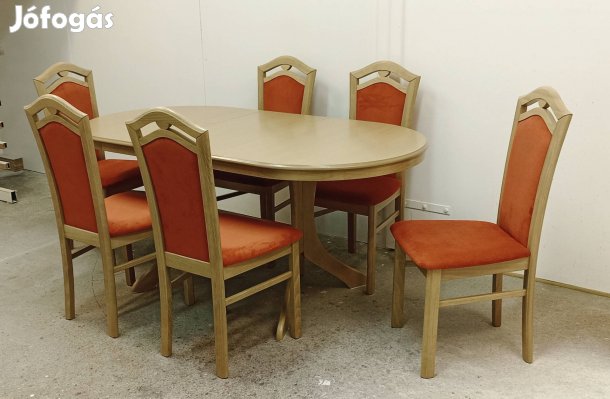 6 személyes Montana étkezőgarnitúra, étkező garnitúra asztal, szék 