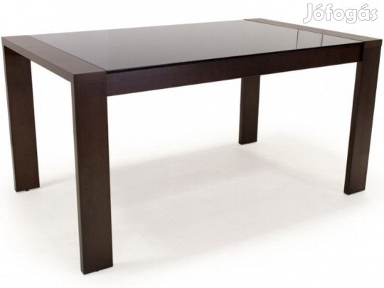 6 személyes étkező asztal Mogyoró fekete T15155-2-4767