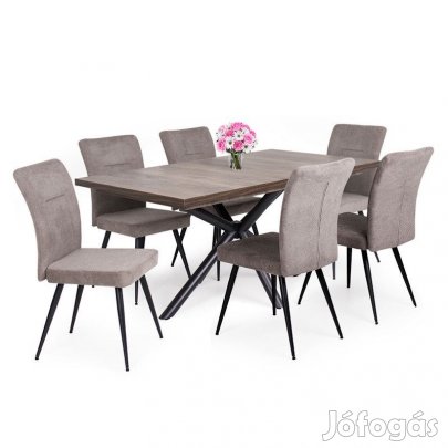 6 személyes kibővíthető étkező garnitúra T28069
