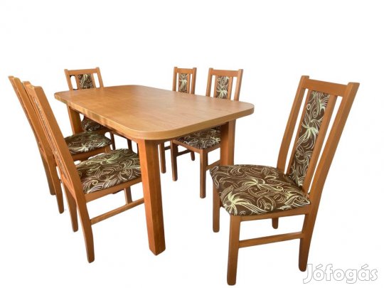 6 személyes kibővíthető étkező garnitúra T9013