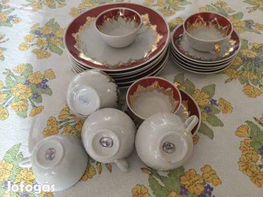 6 személyes kinai porcelán készlet eladó