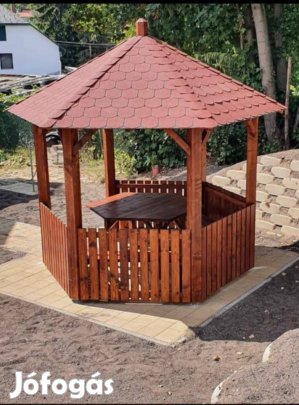 6 szögletű filagória.pavilon