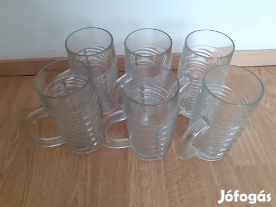 6db 0,5l söröskorsó ,hibátlan állapotban