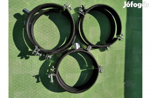 6db 125-ös, gumis csőbilincs, légtechnikai csőhöz eladó!