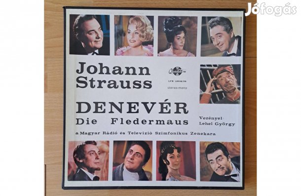 6db Bakelit (Vinyl) komolyzenei, kemény dobozos LP lemez szett