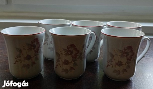 6db Crown Regal angol porcelán bögre