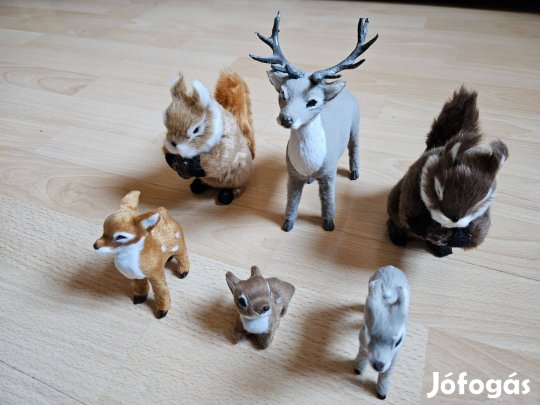 6db dekor állatfigura