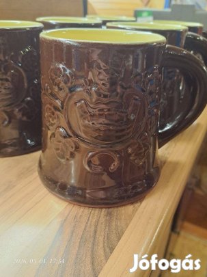 6db kerámia korsó eladó