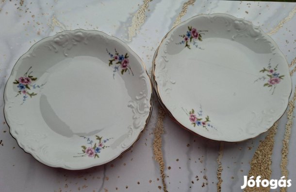 6db lengyel porcelán sütis tányér eladó