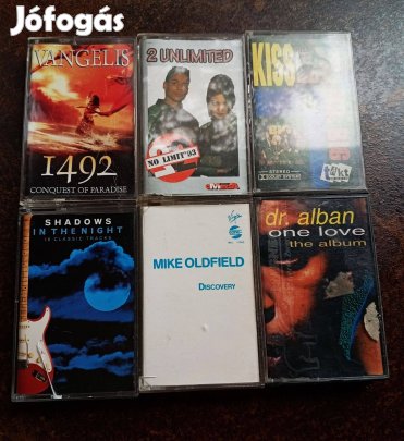 6db régi műsoros magnókazetta