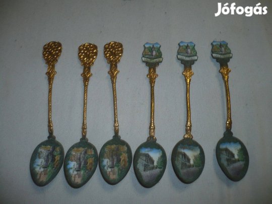 6db régi retro szovjet kiskanál moszkva és uljanovszk képek