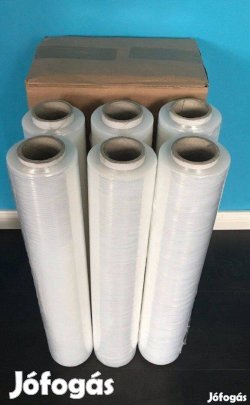 6db sztreccsfólia csomagoló fólia raklapfólia 2,5kg/db