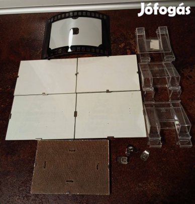 6db üveg, asztali fényképtartó