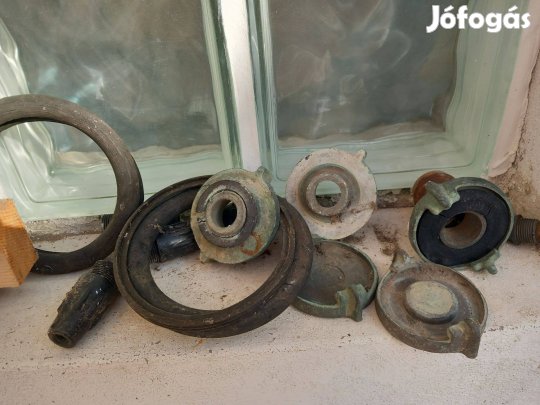 6m-es alu locsoló csőhöz különböző tartozékok