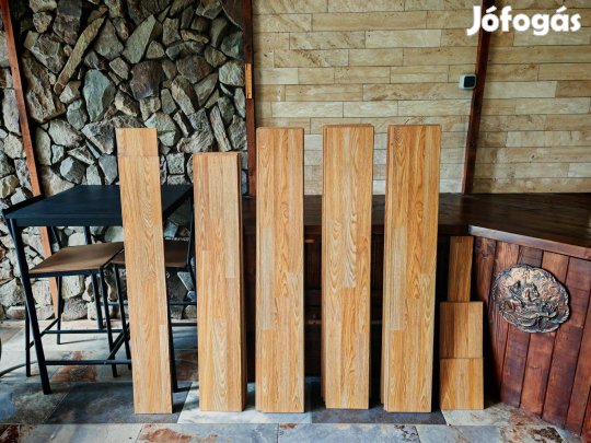 6nm használt középtölgy színű laminált padló eladó egyben