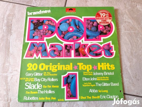 70-es évekbeli Pop válogatás- bakelit hanglemez