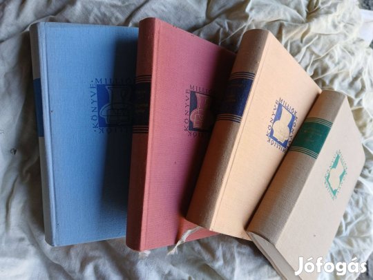 70 kötet a Milliók Könyve sorozatból