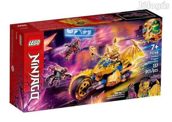 71768 LEGO Ninjago - Jay aranysárkány motorja