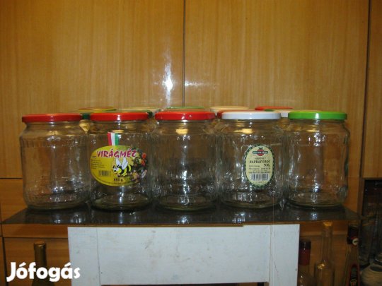 720 ml befőttes üvegek eladóak tető nélkül , igény szerint !!!
