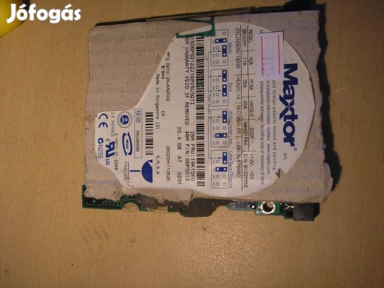 7432 Maxtor 2B020H1 hdd elektronika Wah21PB0 B3FBA 301431100