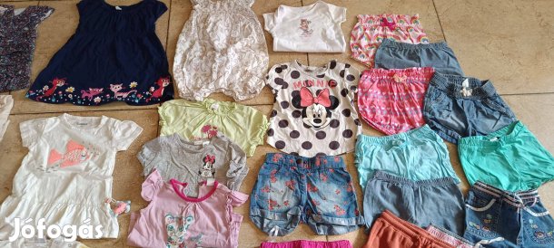 74/80-as36 db-os kislány ruhacsomag eladó!