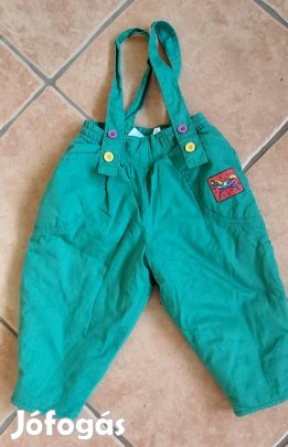 74-80-as C&A-s bélelt, kantáros nadrág 