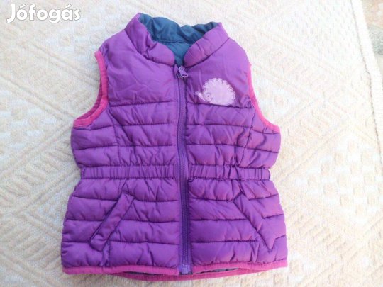 74-80-as Impidimpi kifordítható lány steppelt mellény