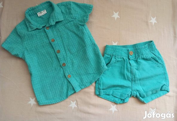 74-80-as nyári kisfiú ruhacsomag 10 db-os