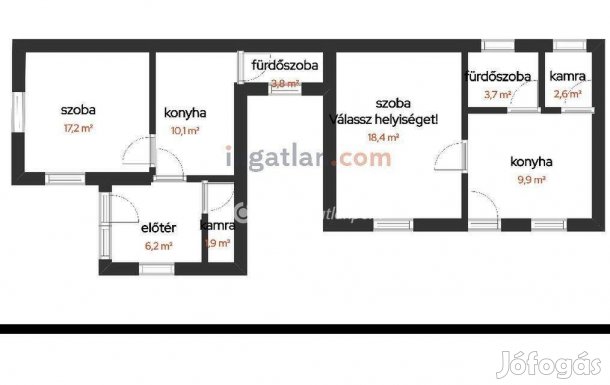 74 nm-es ház eladó Hajdúszoboszló #5155189
