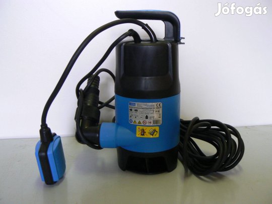 7500liter/óra vízhozammal, úszókapcsolóval, merülő szennyvíz szivattyú