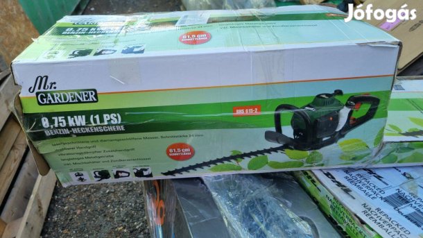 750W-os benzines sövény nyíró 61,5 cm-es vágási hosszall sövényvágó