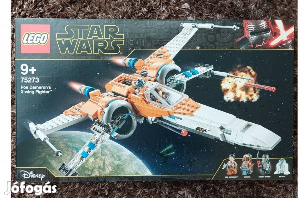 75273 LEGO Star Wars - Poe Dameron X-szárnyú vadászgépe Új, Hibátlan!