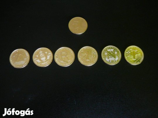 75 éves a forint 5ft érmék eladó