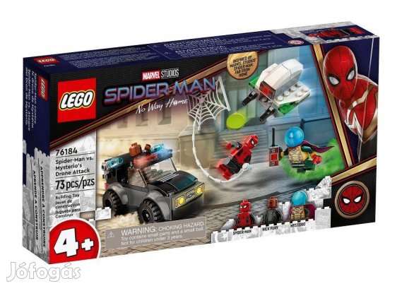 76184 LEGO Marvel Spider Man - Pókember vs Mysterio dróntámadása