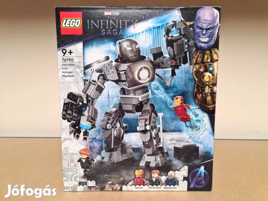 76190 Lego Super Heroes Vasember Vasmángorló küzdelme Új, bontatlan