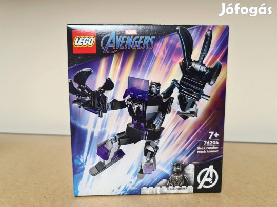 76204 Lego Super Heroes Fekete Párduc robotpáncélja Új, bontatlan