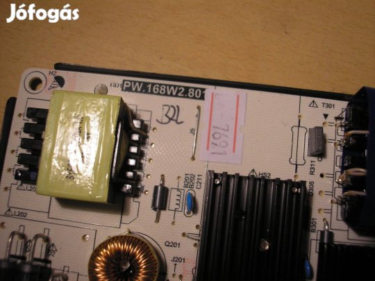 7691 Sharp LC-55UK7352E PW.168W2.801 tápegység LSC550HN02