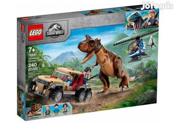 76941 LEGO Jurassic World - Carnotaurus dinoszaurusz üldözés