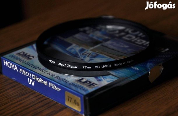 77mm szűrők: Hoya UV Pro1 Digital, Jyc UV, Dörr Digi Line UV Protect