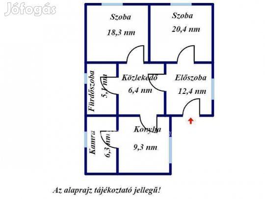 78 nm-es ház eladó Jászberény
