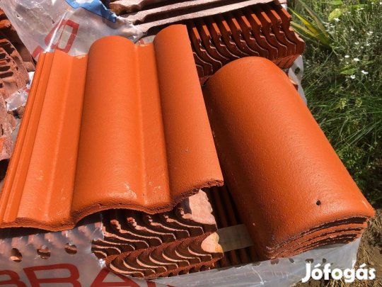 78db Megmaradt Bramac Római Novo Alapcserép téglavörös, féláron