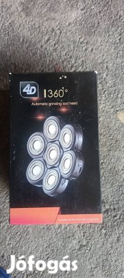 7D elektromos borotva, levehető, vízálló IPX7, 