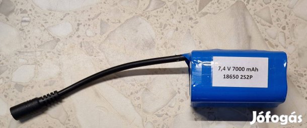 7.4V 7000 mAh etetőhajó akkumulátor etetőhajóhoz lámpákhoz stb