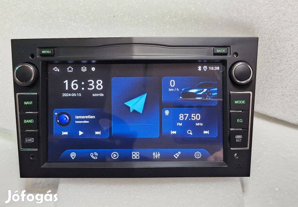 7 Col 2 DIN Opel Fejegység 8 Mag 4GB 64GB Sim Kártya Carplay Android