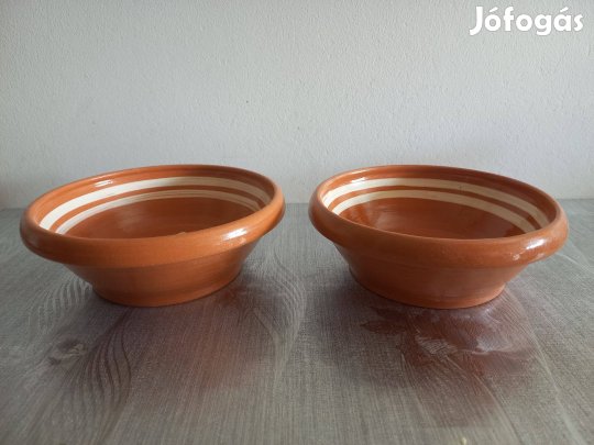 7 cm magas, 20 cm átmérőjű kerámia tálak