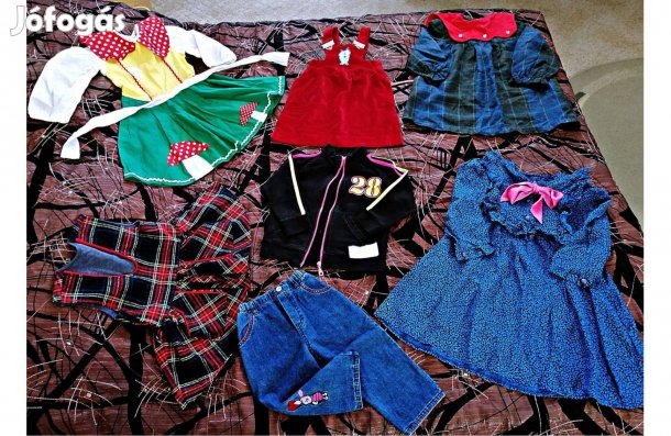 7 darabos kislány ruhacsomag