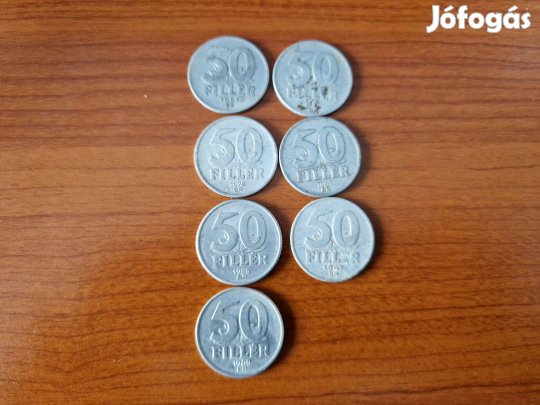 7 db 50 filléres pénzérme eladó